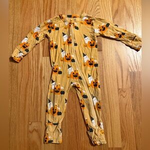 12-18mo Halloween Pumpkin Kids Footie Pajamas